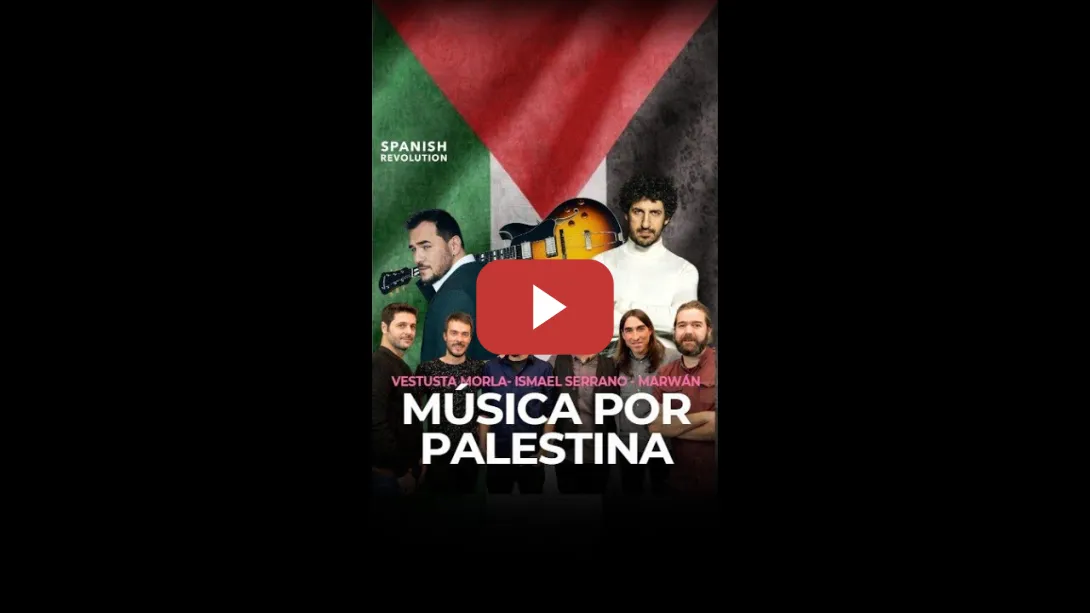 Embedded thumbnail for Vetusta Morla - Ismael Serrano - Marwán. La música está con Palestina