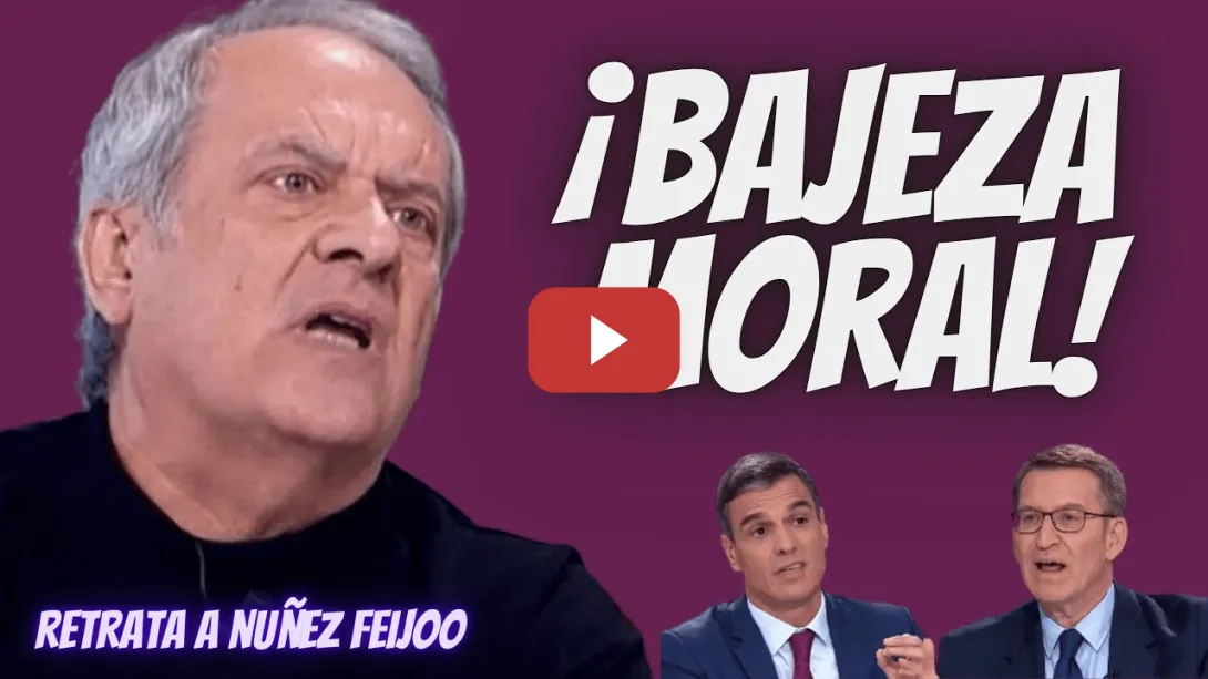 Embedded thumbnail for Javier Aroca &quot;FULMINA &quot; a Núñez Feijoo tras el debate cara a cara - ¡Auténtica bajeza moral!