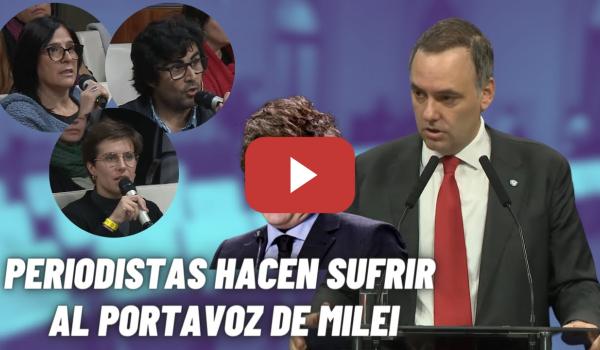 Embedded thumbnail for 🔥PERIODISTAS ARGENTINOS hacen &quot;sudar&quot; al VOCERO de MILEI tras los insultos a SÁNCHEZ y su MUJER!
