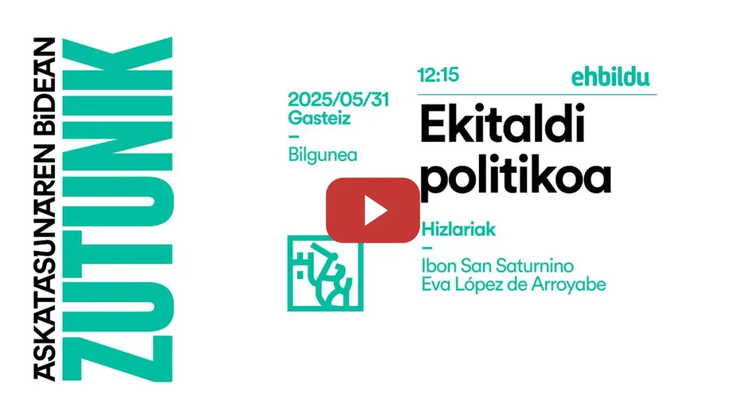 Embedded thumbnail for ARABAKO HERRIALDE BATZARRA | Ekitaldi politikoa
