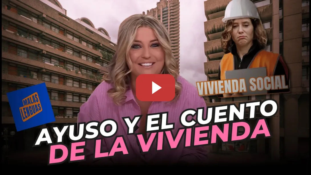 Embedded thumbnail for AYUSO: 25.000 PROMESAS VS 300 REALIDAD 🏚️ Marina Lobo destroza su cuento de vivienda