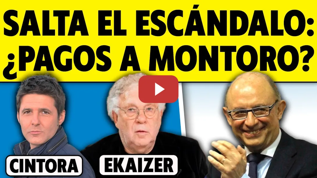 Embedded thumbnail for SALTA EL ESCÁNDALO: ¿PAGOS A MONTORO?
