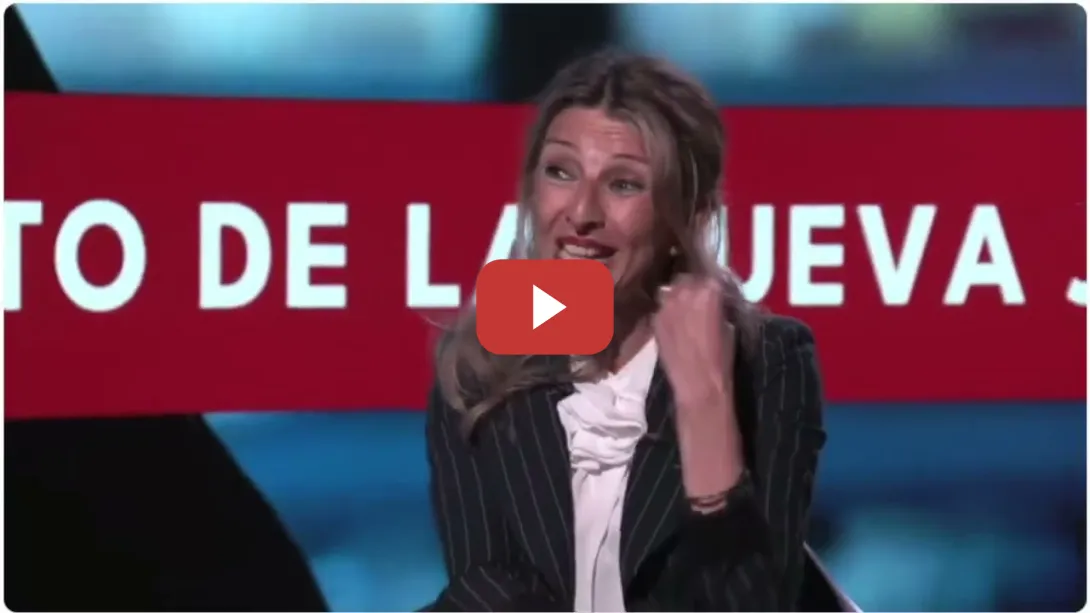 Embedded thumbnail for Yolanda Díaz defiende la &quot;flexibilidad interna bilateral&quot; en la empresa
