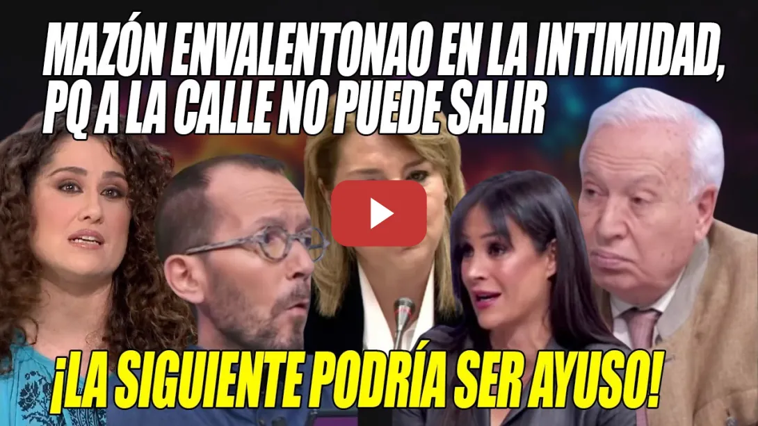 Embedded thumbnail for Echenique MANDA al TRASTE la DEFENSA de García-Mardallo a Mazón🔥¡La siguiente PODRÍA ser Ayuso!