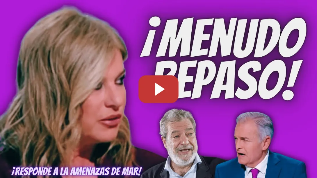 Embedded thumbnail for “RESPONDEN” a las AMENAZAS de M. Ángel Rodríguez - Esther Palomera y Carmelo Encinas