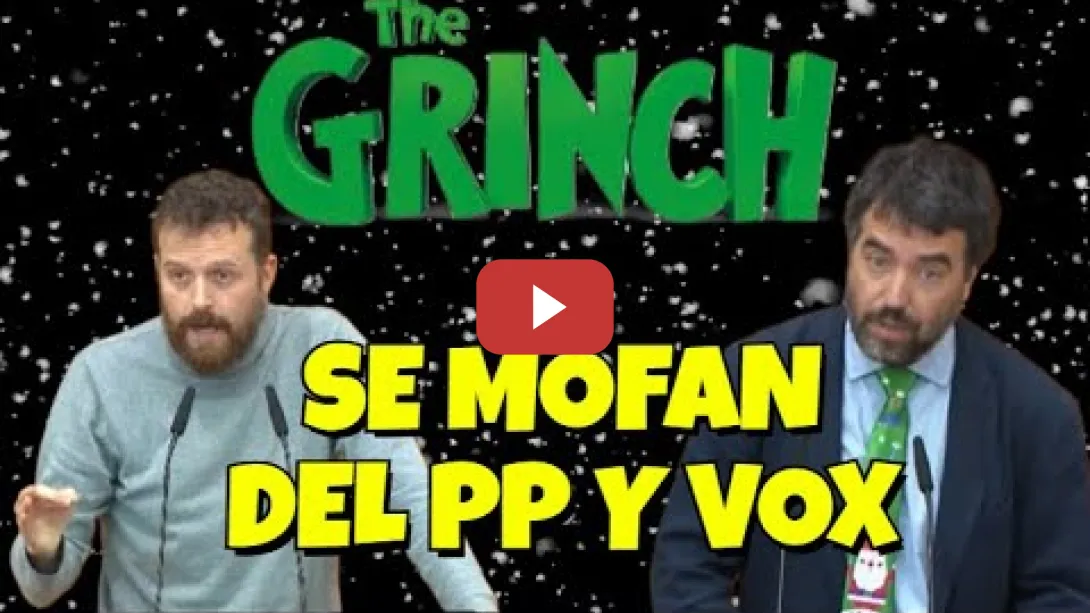 Embedded thumbnail for Diputados de MÁS MADRID desean Felices Fiestas a las derechas madrileñas (SE MOFAN DE ELLOS)