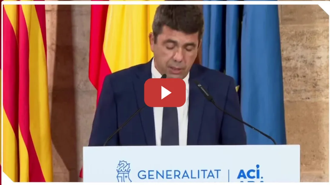 Embedded thumbnail for Analizamos el DELIRANTE discurso de dimisión de Mazón y entrevista con Leticia Dolera