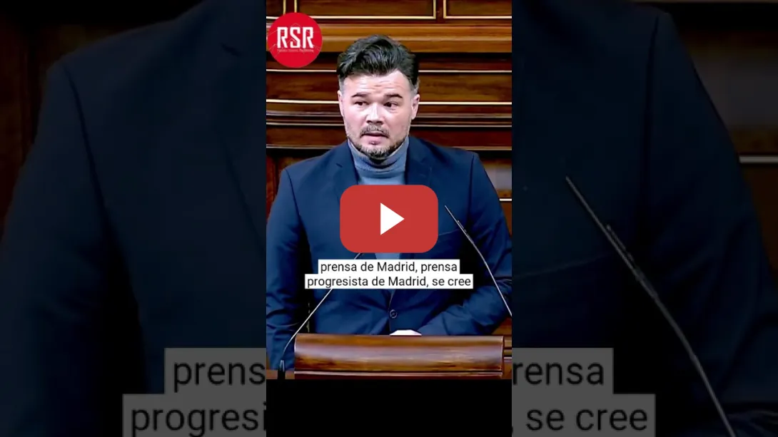 Embedded thumbnail for Rufián siempre lo dijo sobre PP-VOX-JUNTS &quot;Son lo mismo&quot;