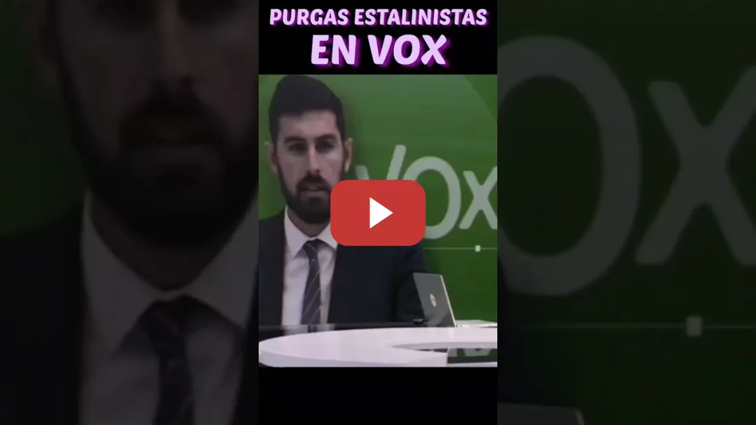 Embedded thumbnail for VOX ESTALLA EN MURCIA Y COMIENZAS LAS PURGAS MIENTRAS ORTEGA SMITH RESISTE EN MADRID