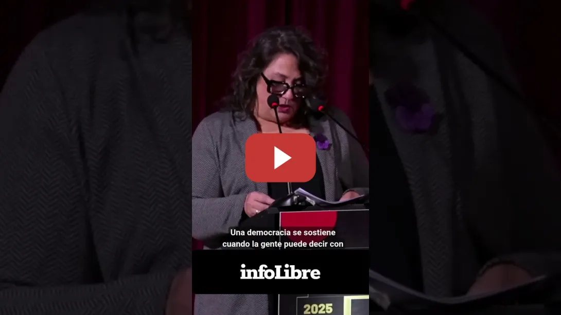 Embedded thumbnail for Virginia P. Alonso, en los Premios infoLibre: “La democracia no es un trofeo, es una tarea diaria”