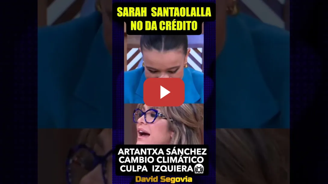 Embedded thumbnail for Despiporre, Arantxa Sánchez culpa a la izquierda del cambio climático. Santaolalla no da crédito.