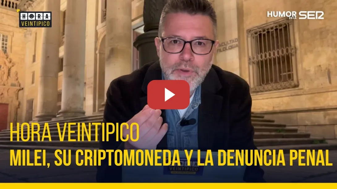 Embedded thumbnail for Hora Veintipico | Milei, su criptomoneda y la denuncia penal