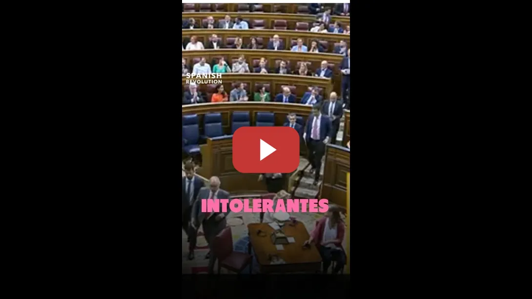 Embedded thumbnail for El momento en el que Vox abandona el Congreso tras escuchar hablar gallego