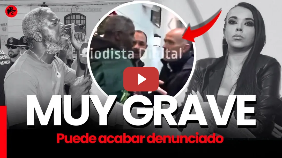 Embedded thumbnail for Bertrand Ndongo casi se pega con un dirigente del PSOE y propina insultos graves a Sarah Santaolalla