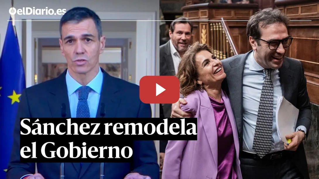 Embedded thumbnail for Sánchez nombra a Carlos Cuerpo nuevo vicepresidente primero tras la salida de Montero
