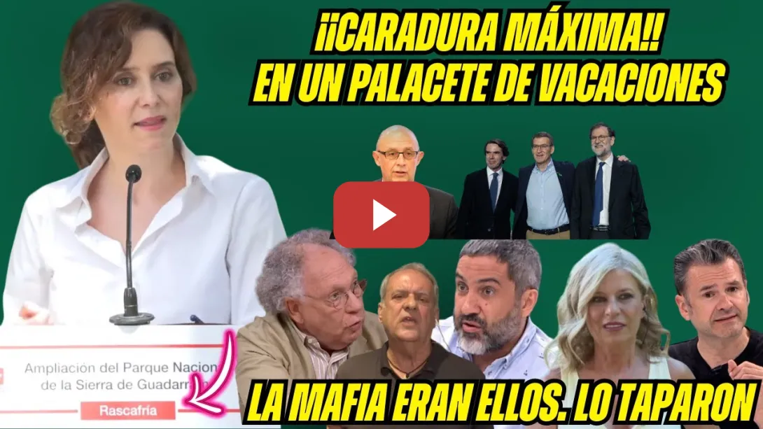 Embedded thumbnail for AYUSO DESTRUIDA: de VACACIONES en CHALETAZO GRATIS. &quot;RAJOY sería CONDENADO con DOCTRINA CASO ERE&quot;