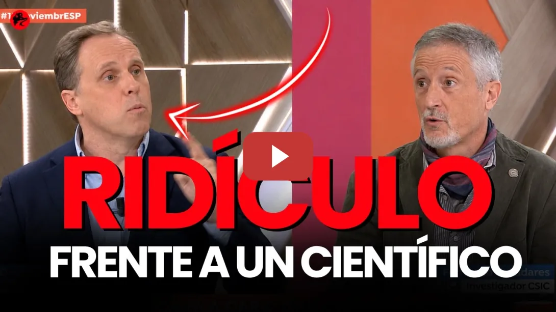 Embedded thumbnail for El "economista" DANIEL LACALLE hace el RÍDICULO frente al CIENTÍFICO FERNANDO VALLADARES (otra vez)