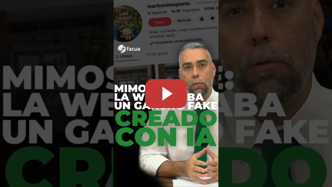Embedded thumbnail for MIMOSTORE: LA WEB USABA UN GANCHO FAKE CREADO CON IA
