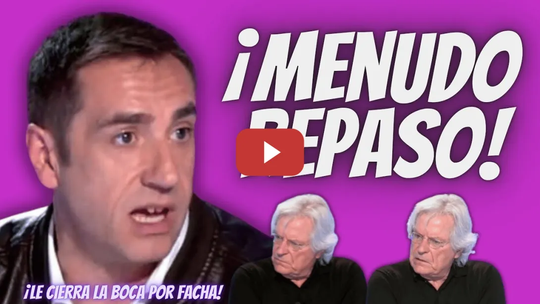 Embedded thumbnail for “MONUMENTAL REPASO” de Emilio Delgado al FACHA de Javier Nart por el Caso Aldama