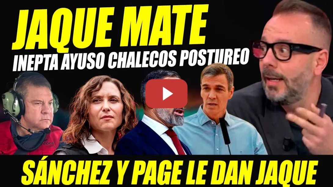 Embedded thumbnail for SÁNCHEZ DA GOLPE MAESTRO A AYUSO INEPTA POSTUREO. GARCÍA-PAGE LA RIDICULIZA POR LA GESTIÓN INCENDIOS