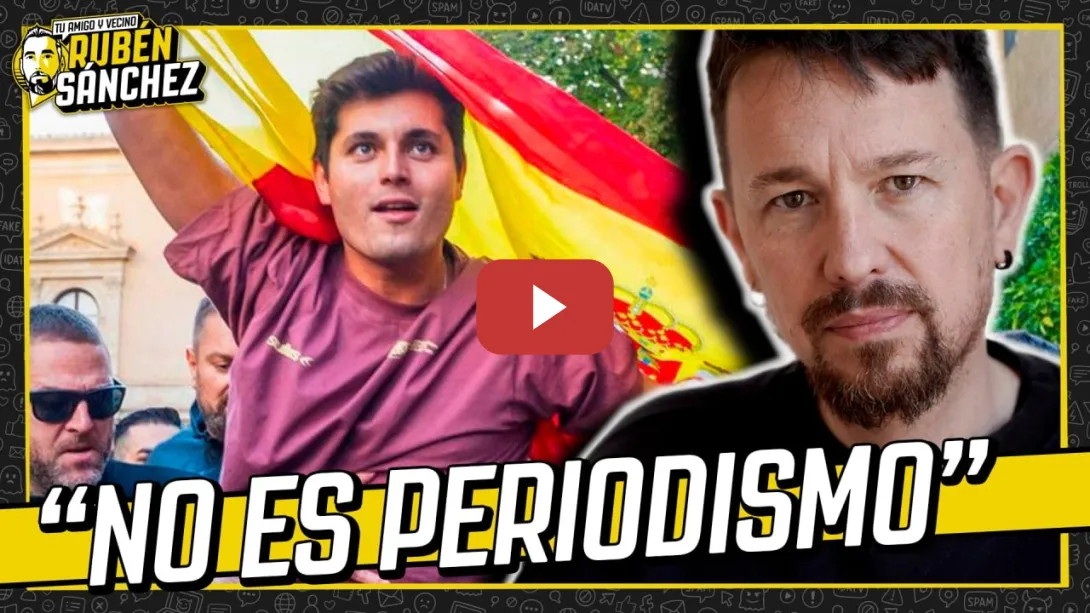 Embedded thumbnail for "A un escuadrista de ultraderecha no se le puede dar consideración de periodista" | PABLO IGLESIAS