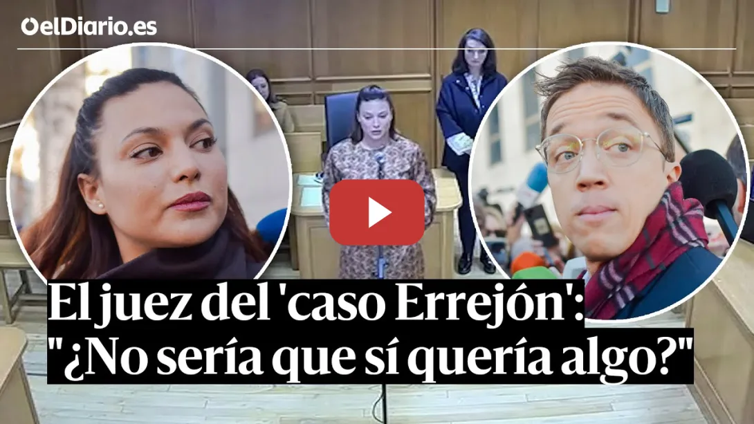 Embedded thumbnail for Juez del CASO ERREJÓN preguntó a MOULIAÁ si denunció por DESPECHO: &quot;¿No sería que sí quería algo?&quot;
