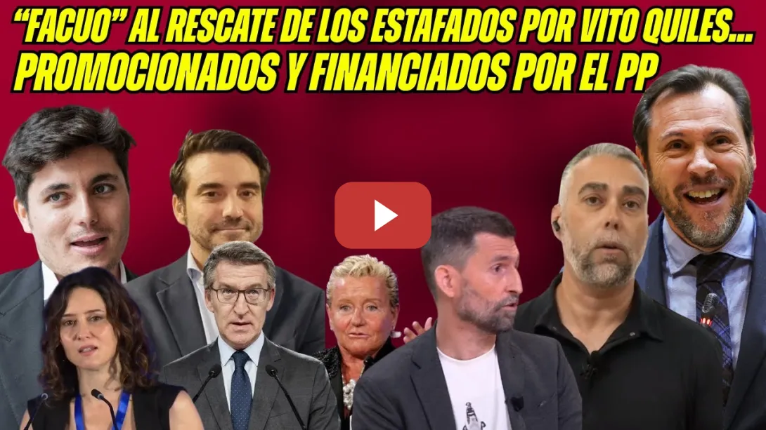 Embedded thumbnail for DESTAPAN VÍNCULOS de NEGRE con EMPRESA HERMANA FEIJÓO. VITO QUILES DENUNCIADO por ESTAFA!