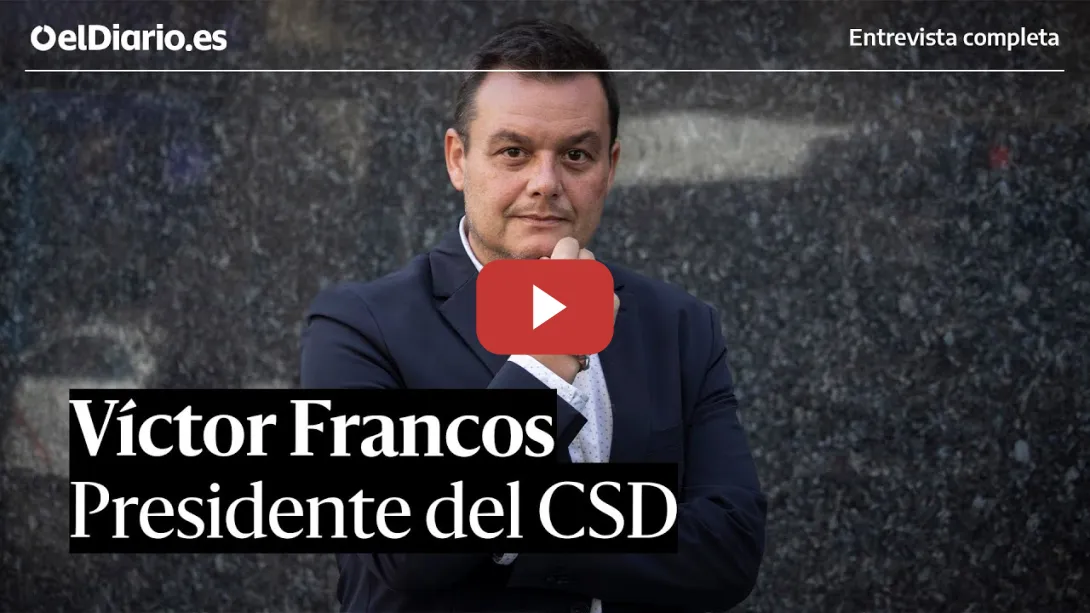 Embedded thumbnail for Víctor Francos, presidente del CSD: &quot;Hay que hacer una reflexión sobre el TAD&quot; [COMPLETA]