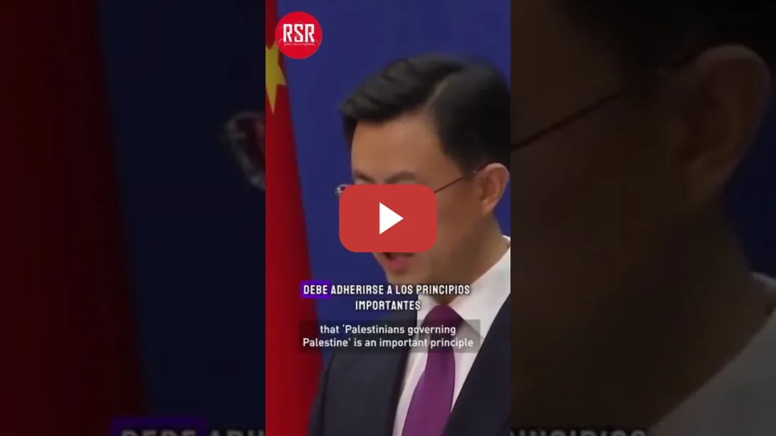 Embedded thumbnail for China apoya la paz en Palestina