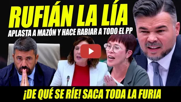 Embedded thumbnail for RUFIÁN APLASTA A MAZÓN Y LO SILENCIA LEYENDO PREGUNTAS DE FAMILIAS DANA ¡DE QUÉ SE RÍE! MICÓ CULMINA
