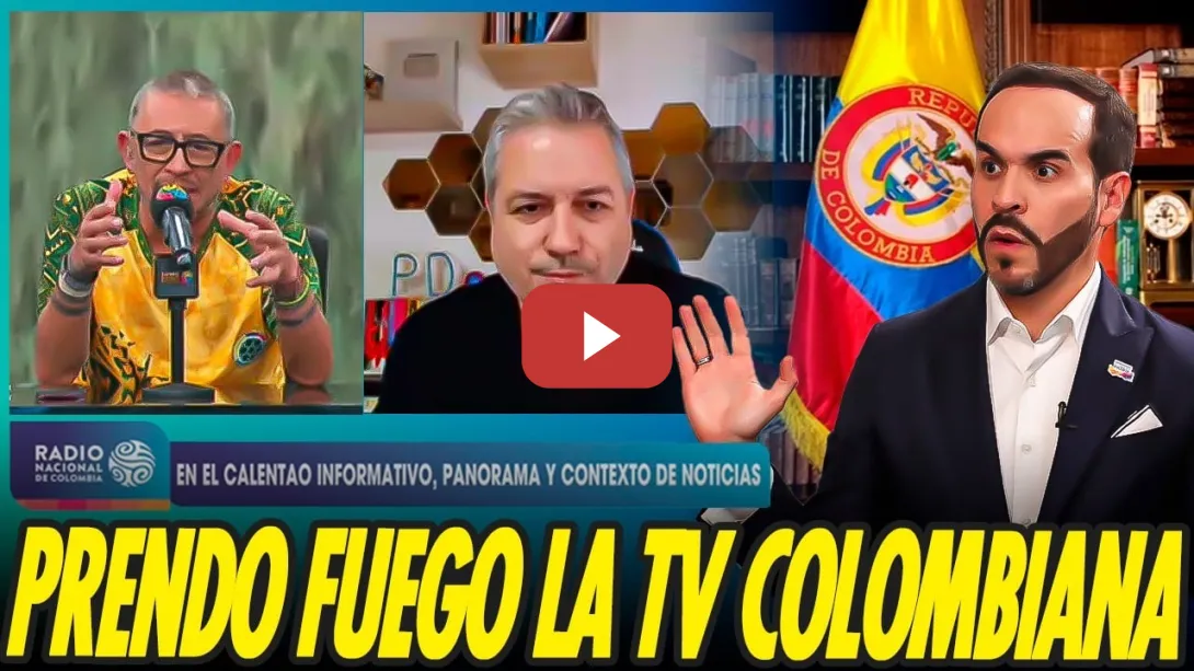 Embedded thumbnail for ME ENTREVISTAN EN TELE COLOMBIANA SOBRE CAMPAÑAS SUCIAS, APROVECHO Y METO NAPALM A DE LA ESPRIELLA