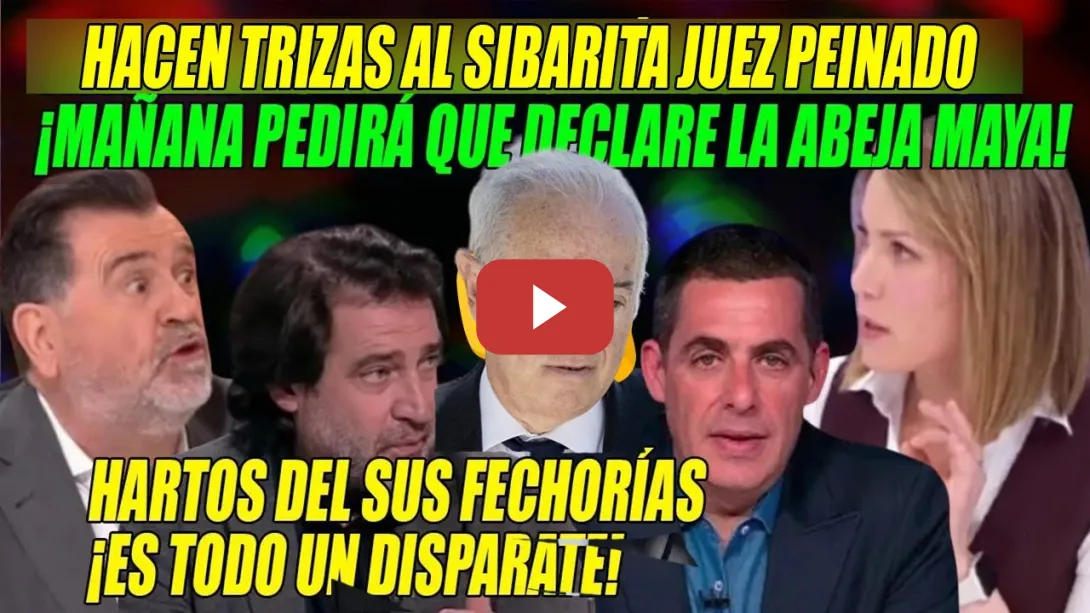 Embedded thumbnail for MUELEN al MALECHOR de Peinado🔥CIENCIA FICCIÓN,LAWFARE,NO tiene NI IDEA📢Intxuarrondo-Escolar-Arroyo