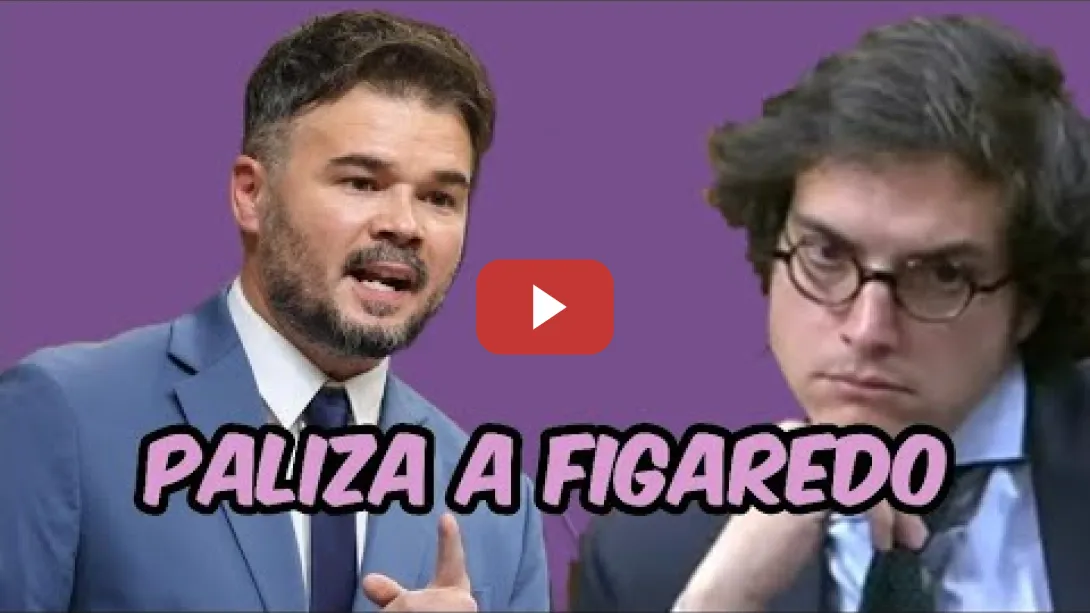 Embedded thumbnail for Gabriel Rufián le da un buen repaso a Figaredo