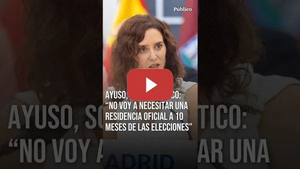 Embedded thumbnail for Ayuso evita responder sobre el ático de Chamberí