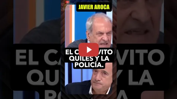 Embedded thumbnail for Javier Aroca  El caos, Vito Quiles y la policía.