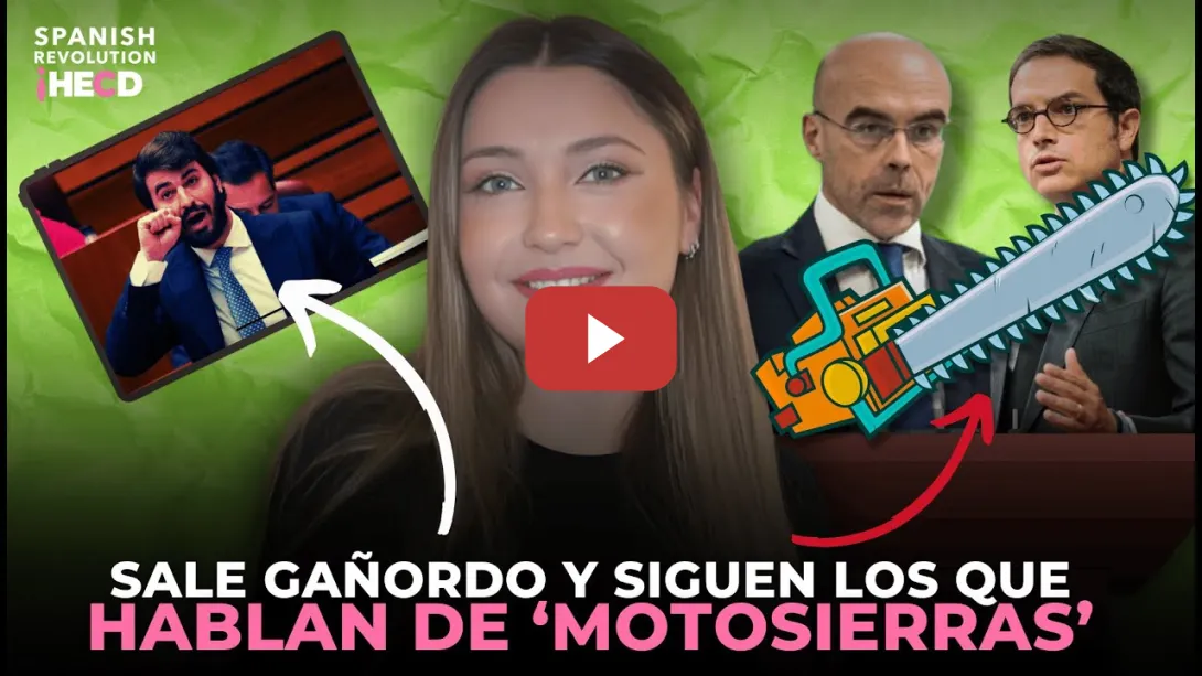 Embedded thumbnail for SALE GAÑORDO ➡️ y siguen los que hablan de &#039;motosierras&#039; 🏍️✂️