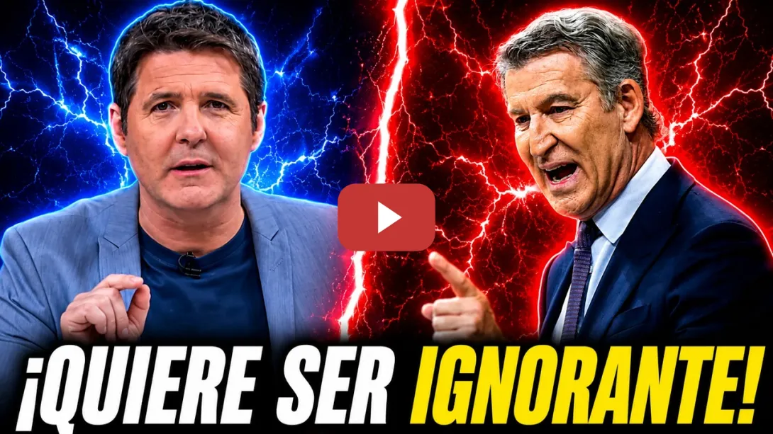 Embedded thumbnail for ¡VERGONZOSO! CINTORA REVIENTA A FEIJOO POR SUS PALABRAS EN EL HORMIGUERO