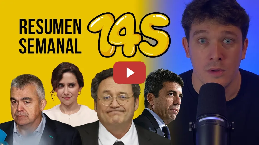 Embedded thumbnail for Condenan al fiscal, Mazón en el Congreso, Cerdán en libertad y un ático de lujo #ResumenSemanal 145