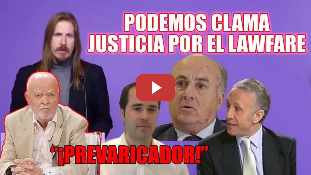 Embedded thumbnail for ❗ Podemos DENUNCIA a García-Castellón por &quot;PREVARICACIÓN&quot; y la omisión de PERSEGUIR DELITOS