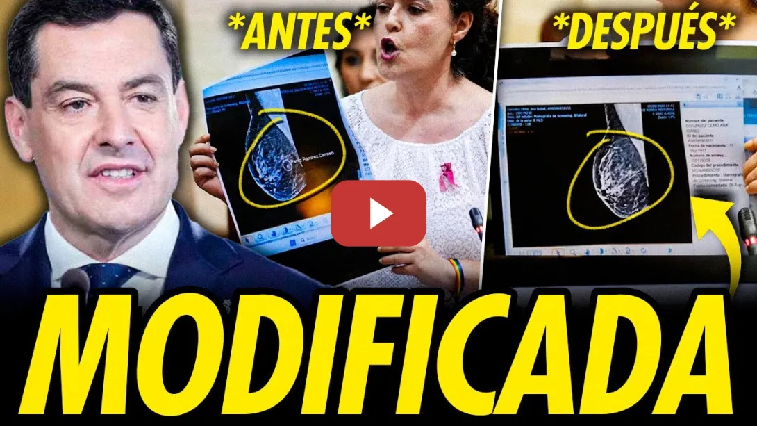 Embedded thumbnail for MORENO BONILLA KO: PRUEBAS DE LAS MAMOGRAFÍAS MODIFICADAS Y CAMPAÑA SUCIA DEL PP CONTRA AMAMA