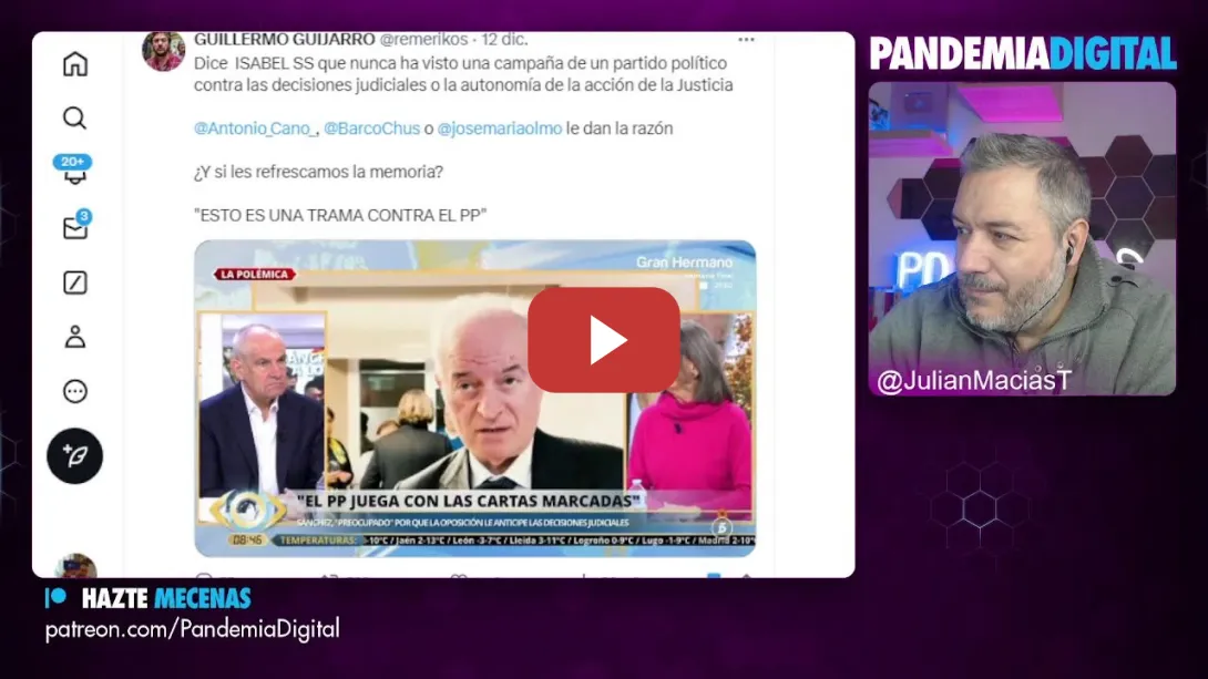Embedded thumbnail for Aldama con Iker, Iker con Aldama. PP y PSOE vs justicia. Franquismo y jóvenes. Cúneo vs Milei