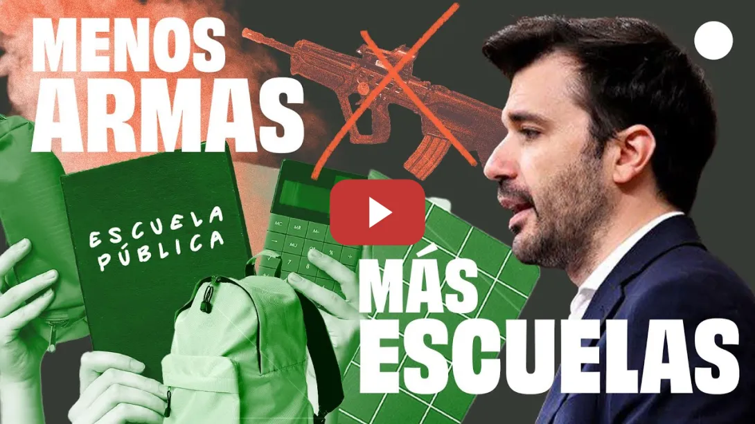 Embedded thumbnail for Javier Sánchez Serna: “El aumento de gasto militar es un recorte encubierto a la educación pública”