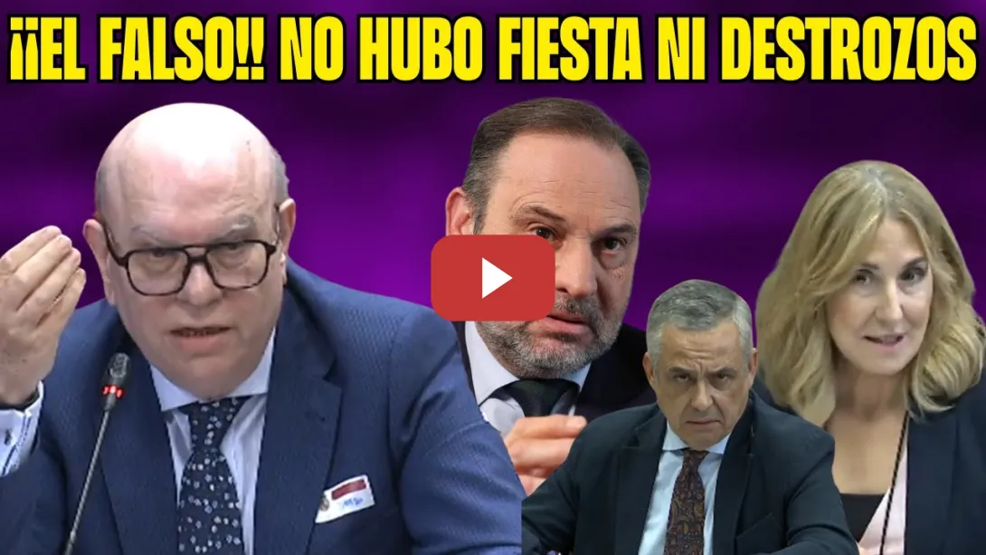 Embedded thumbnail for DIRECTOR de PARADORES DEJA por los SUELOS a PP y VOX ¡EL BULO sobre ÁBALOS con SEÑORITAS y FIESTAS!