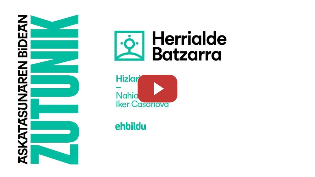 Embedded thumbnail for BIZKAIKO HERRIALDE BATZARRA | Ekitaldi politikoa