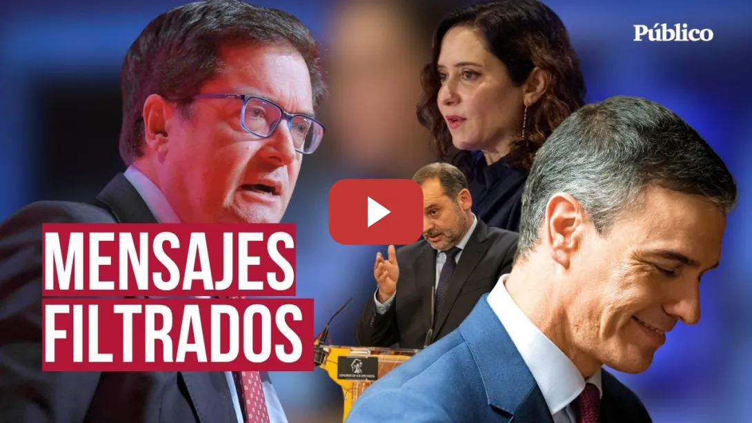 Embedded thumbnail for El PSOE, sobre la filtración de mensajes de Sánchez y Ábalos: &quot;Es una estrategia de la derecha&quot;