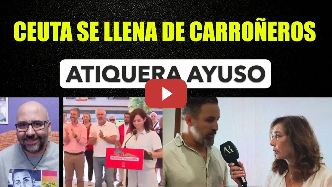Embedded thumbnail for Ceuta se llena de carroñeros con micro. La Atiquera Ayuso contra los bomberos.