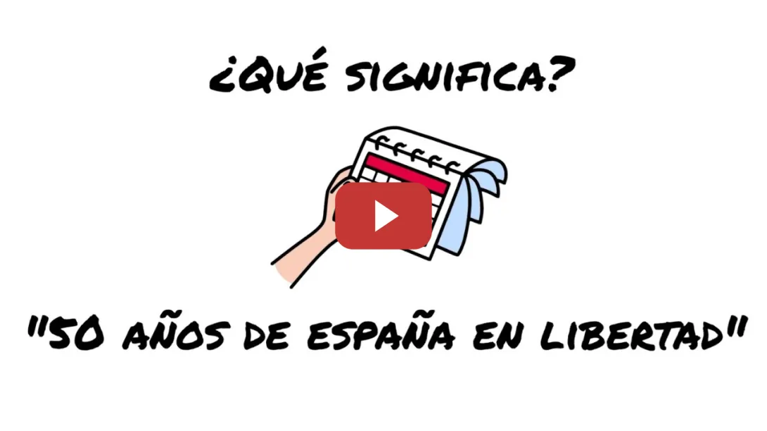 Embedded thumbnail for PSOE / ¿QUÉ SIGNIFICA 🤔 50 AÑOS DE ESPAÑA EN LIBERTAD? 💡