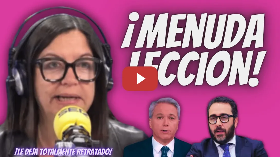 Embedded thumbnail for Àngels Barceló “DEJA RETRATADO” al MANIPULADOR de Vicente Vallés por el Caso Aldama -