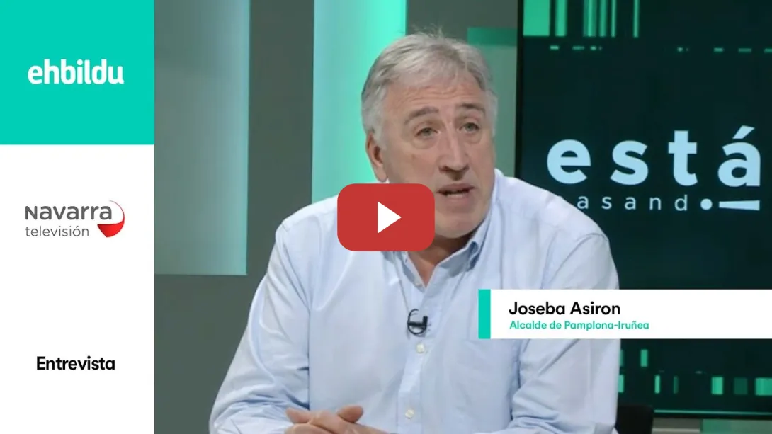 Embedded thumbnail for Entrevista | JOSEBA ASIRON en Navarra Televisión