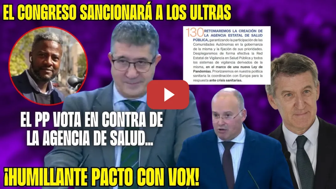 Embedded thumbnail for Patxi López se BURLA de NDONGO. TELLADO LLORA tras el CIRCO del PP. HUMILLANTE PACTO VENTORRO!